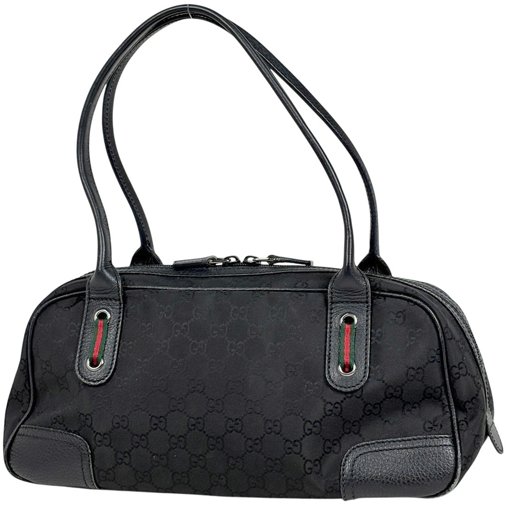 Gucci GG shoulder bag Sherry web black